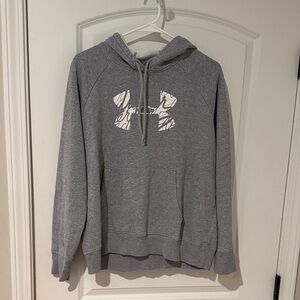 Under Armour Heather Gray Pullover Hoodie